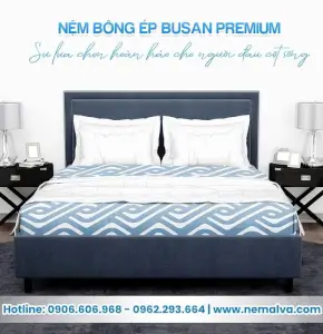 Nệm Bông Ép Gấp 3 Cao Cấp ALVA BUSAN