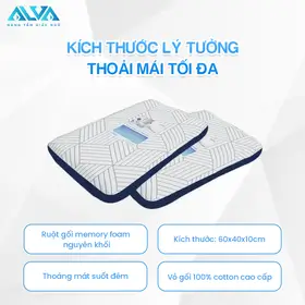 Gối Nằm Foam cao cấp Alva