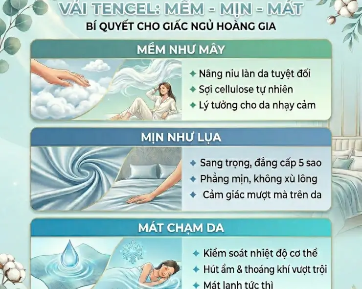 TENCEL – tại sao chất liệu này lại được săn đón??