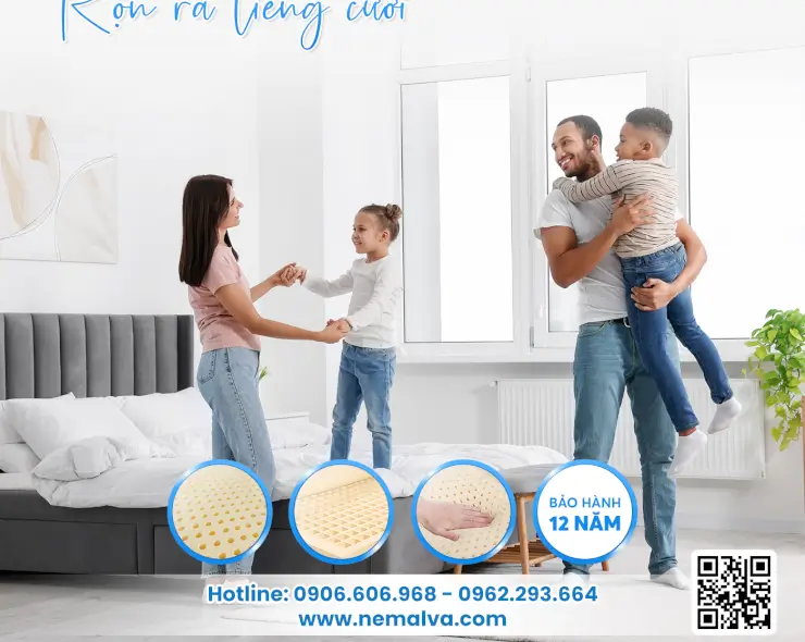 Nên dùng nệm cao su thiên nhiên hay nệm bông ép gấp 3