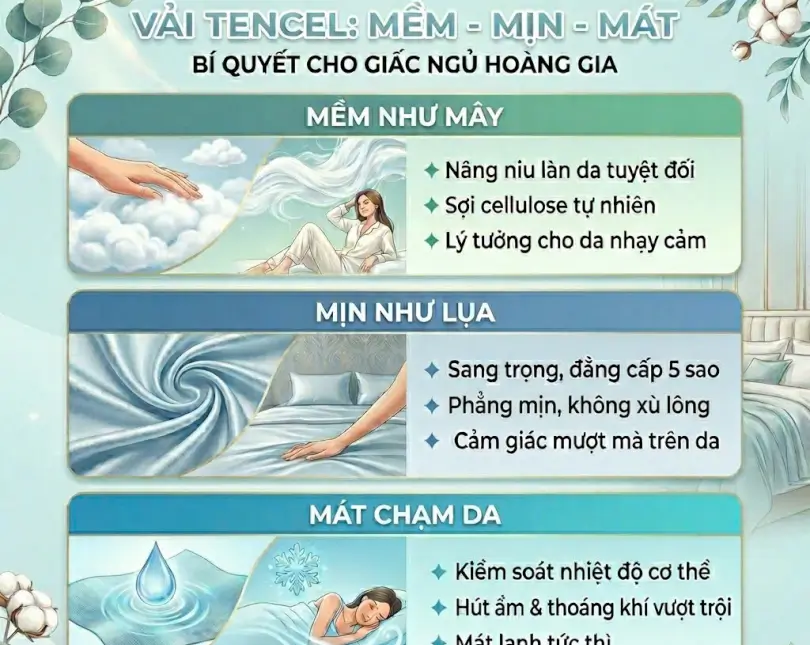 TENCEL – tại sao chất liệu này lại được săn đón??
